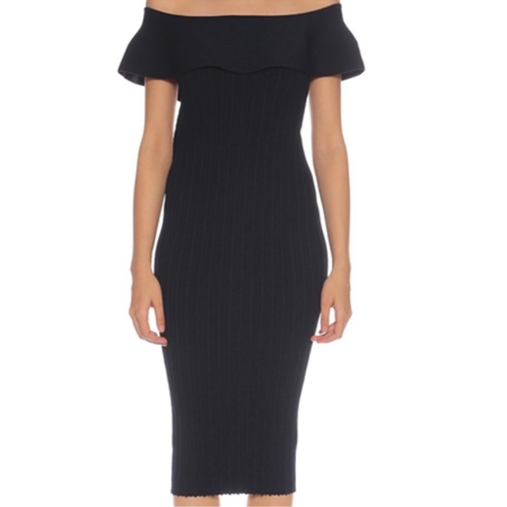 Kendall + Kylie off the shoulder dress